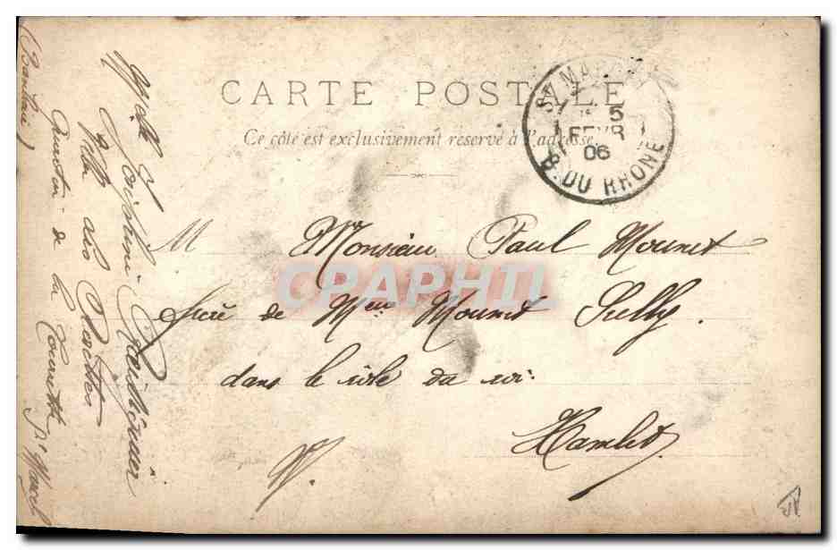 CPA Comedie Francaise Paul Mounet Hamlet  — Verso