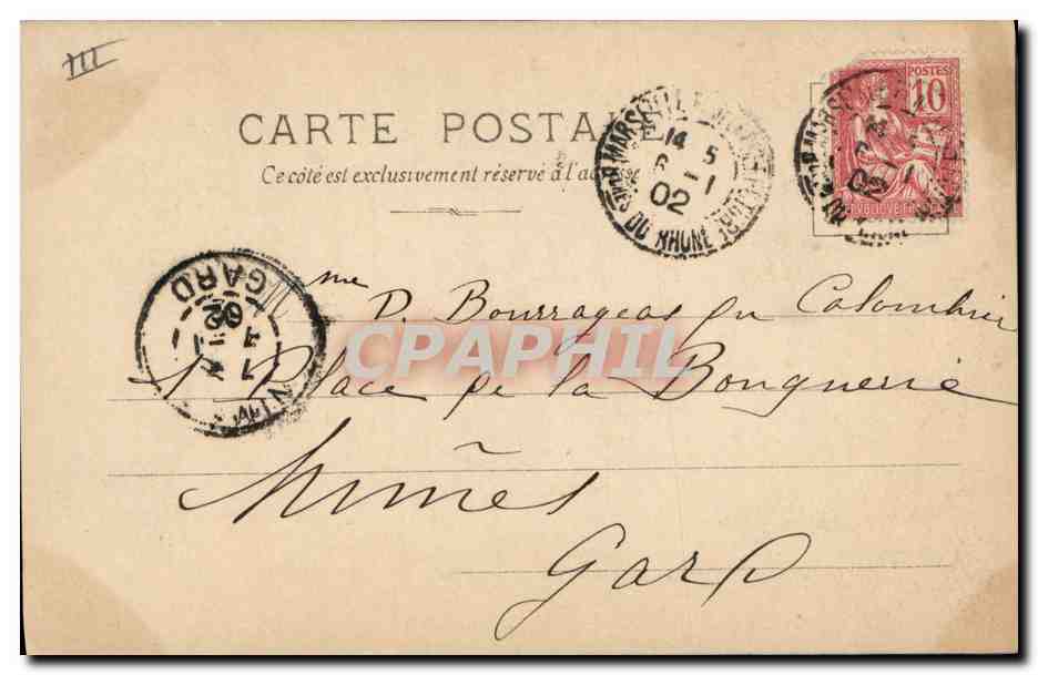 CPA Walery — Verso