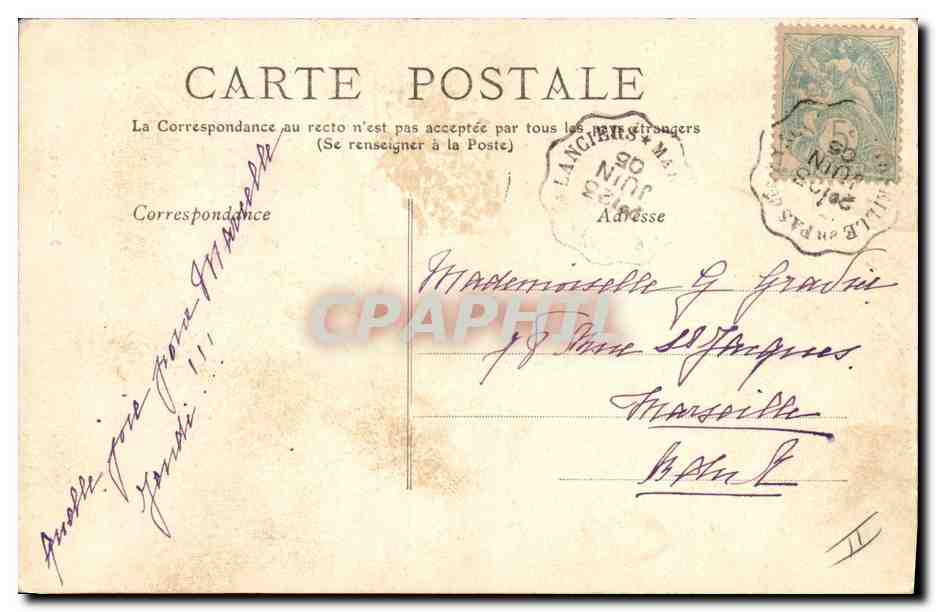 CPA Negre Homme noir Valet de chambre et soubrette  — Rückseite
