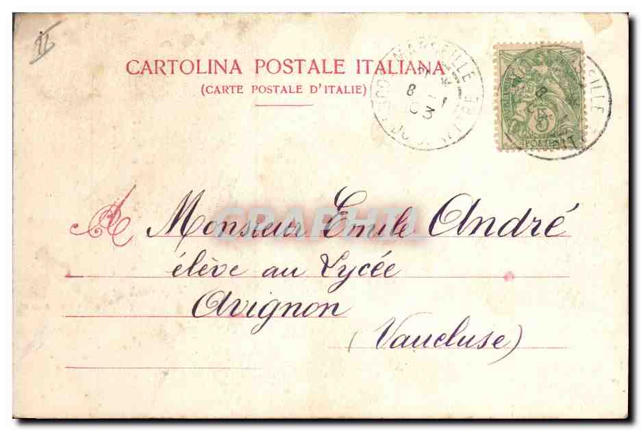CPA Negre Homme noir Exposizione di Torino 1902 — Rückseite