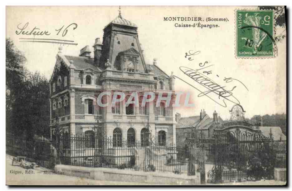 CPA Banque Caisse d'Epargne Montdidier