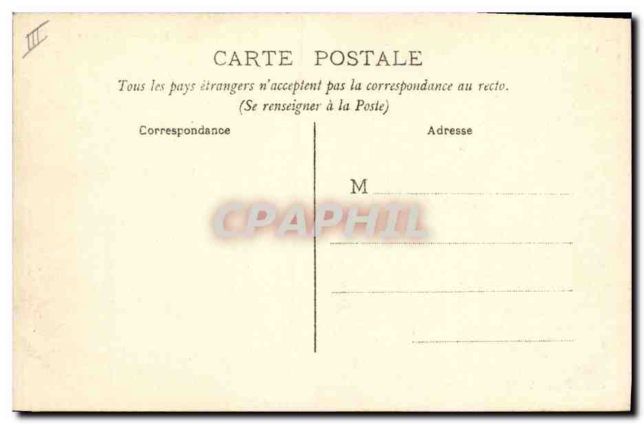 CPA Banque Meaux L'hotel de ville et la Caisse d'Epargne  — Rückseite
