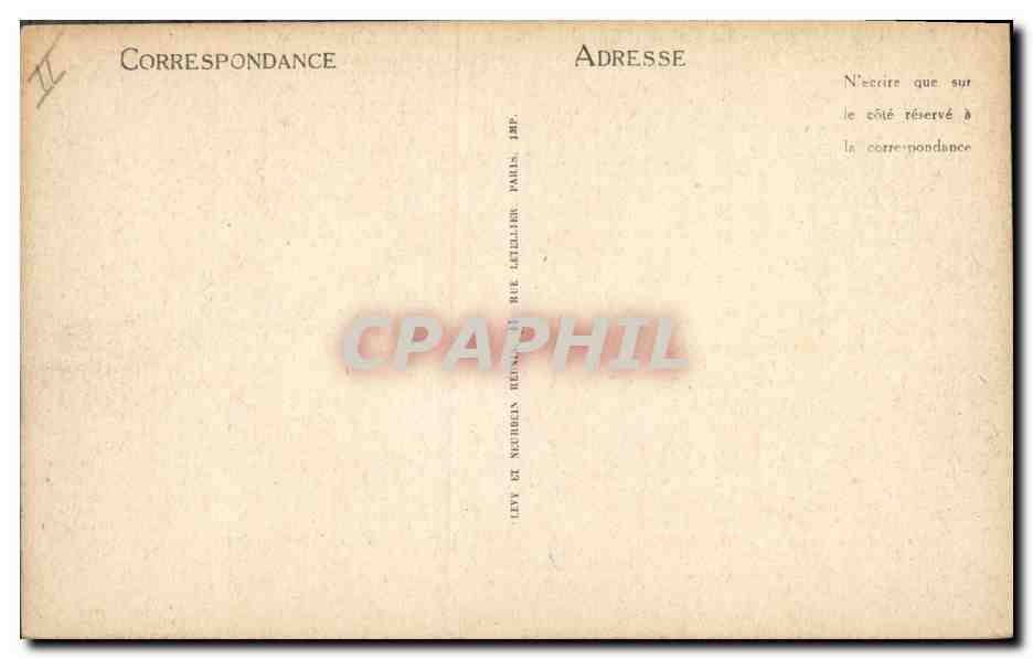 CPA Banque Caisse d'Epargne Montargis  — Rückseite