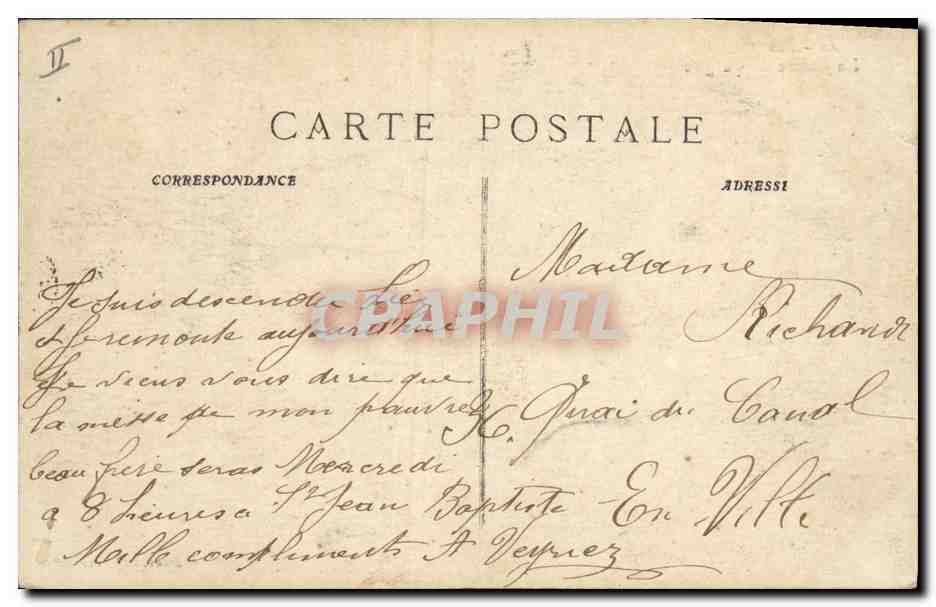 CPA Banque Caisse d'Epargne Marseille  — Rückseite