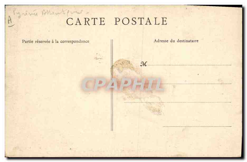 CPA Banque Oloron Monument de la Caisse d'Epargne  — Rückseite