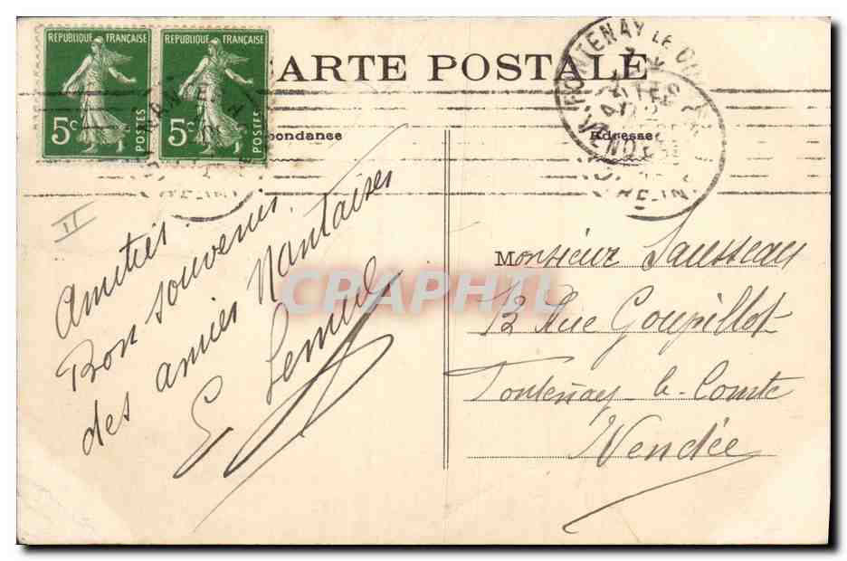 CPA Banque Caisse d'Epargne Nantes  — Rückseite