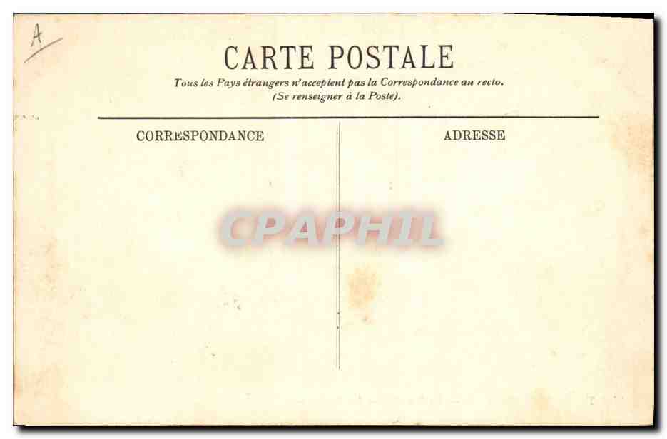 CPA Folklore Auvergne La bourree La ronde — Rückseite