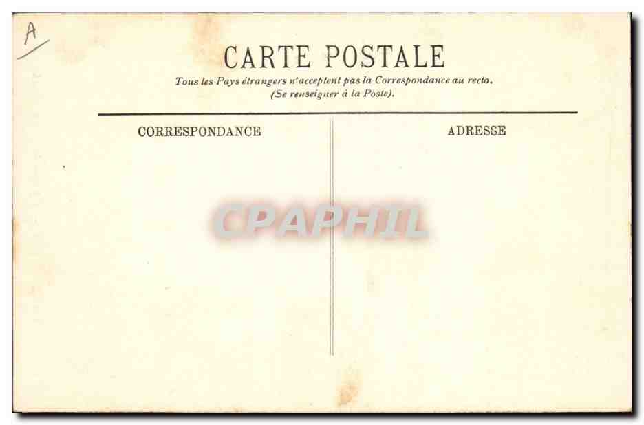 CPA Folklore Auvergne Aupres de leur mere  — Verso