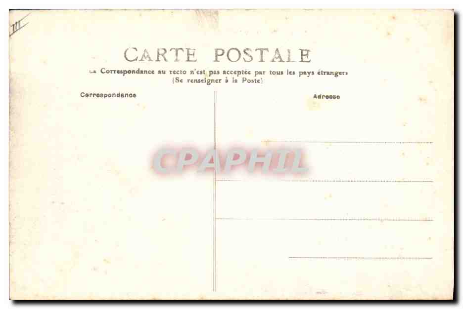 CPA Folklore Auvergne Declaration d'amour Doux serments  — Verso