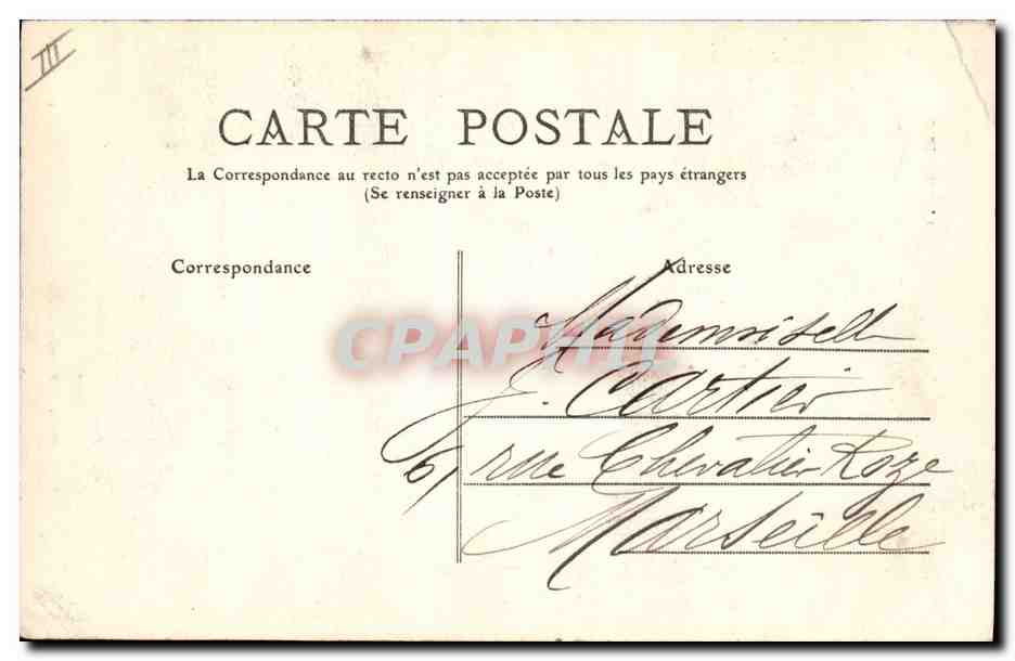 CPA Folklore Fermiere d'Auvergne  — Verso