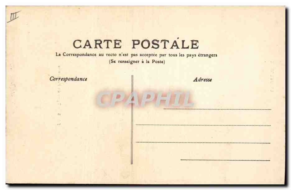 CPA Folklore Auvergne Type de paysanne  — Verso