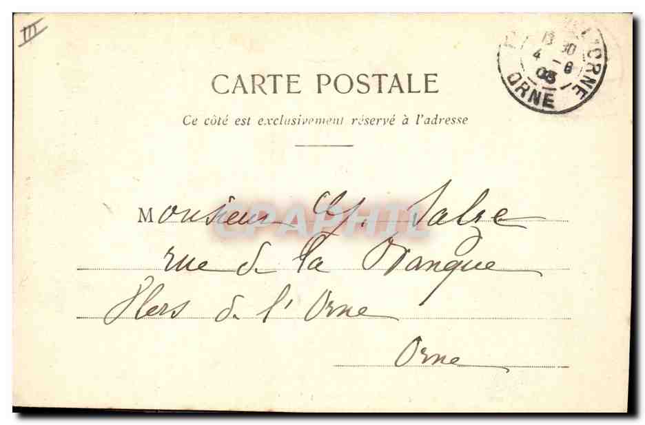 CPA Folklore Auvergne  — Verso