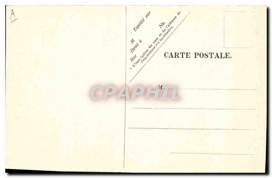 CPA Folklore Paysanne d'Auvergne  — Verso