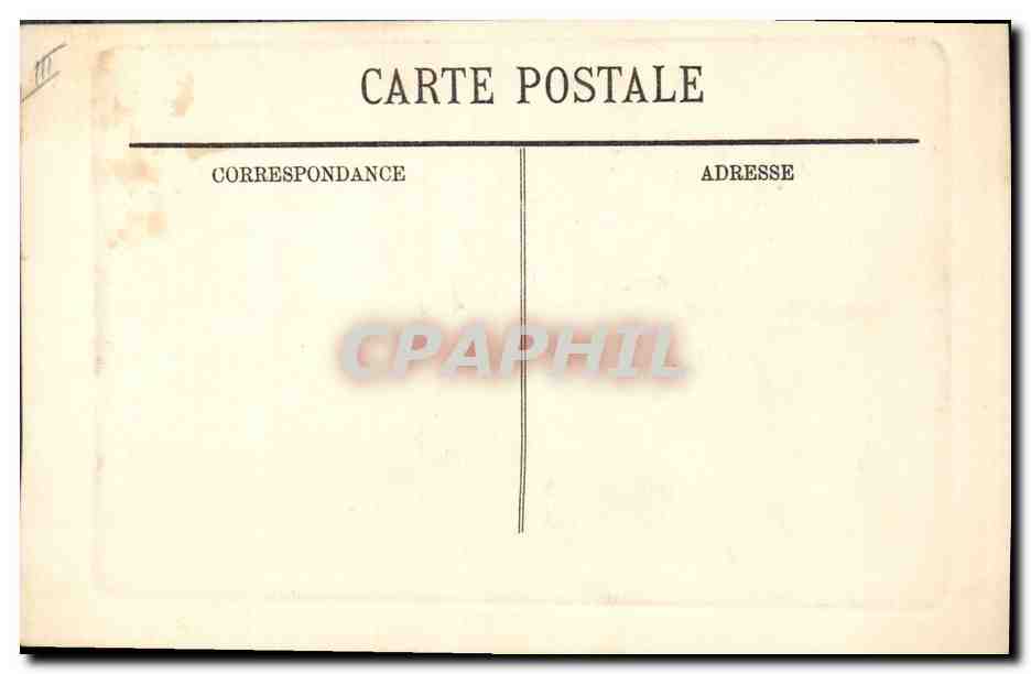 CPA Folklore Auvergne La bourree Le vis a vis  — Rückseite