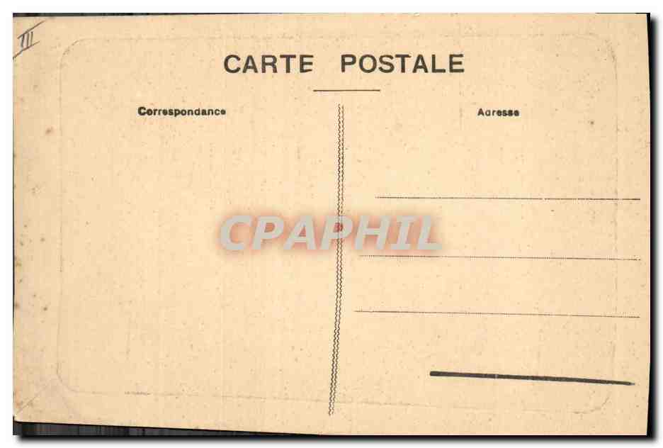 CPA Folklore Auvergne Un Auvergnat  — Verso