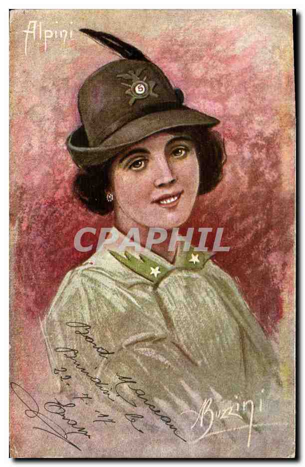 CPA Fantaisie Illustrateur Alpini
