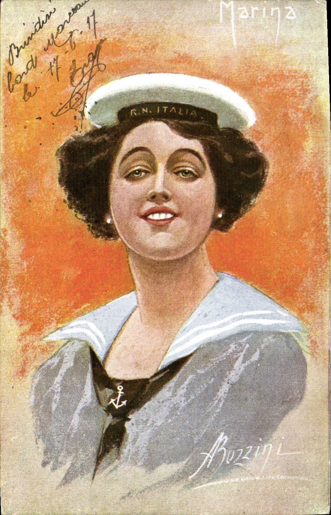 CPA Fantaisie Illustrateur Marina 