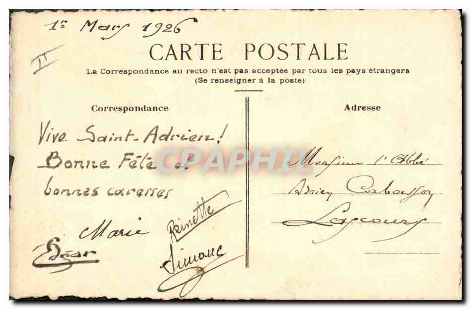 CPA Fantaisie Illustrateur (dessin a la main) Oiseau — Rückseite