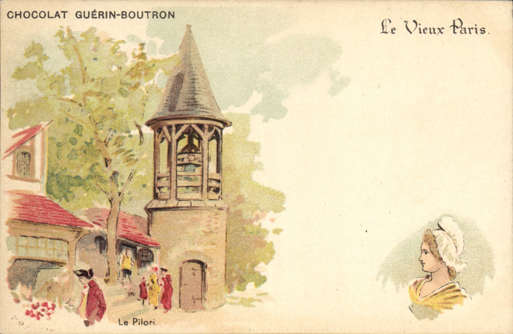CPA Fantaisie Illustrateur Le Vieux Paris Le pilori