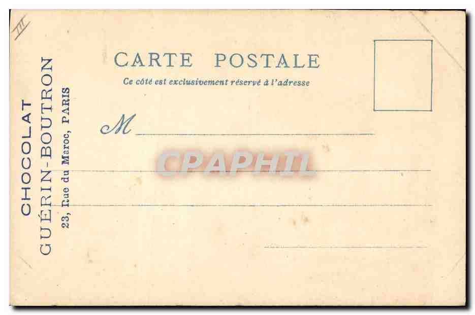 CPA Fantaisie Illustrateur Le Vieux Paris Exposition universelle de 1900 Bourgeois du Moyen Age  — Rückseite