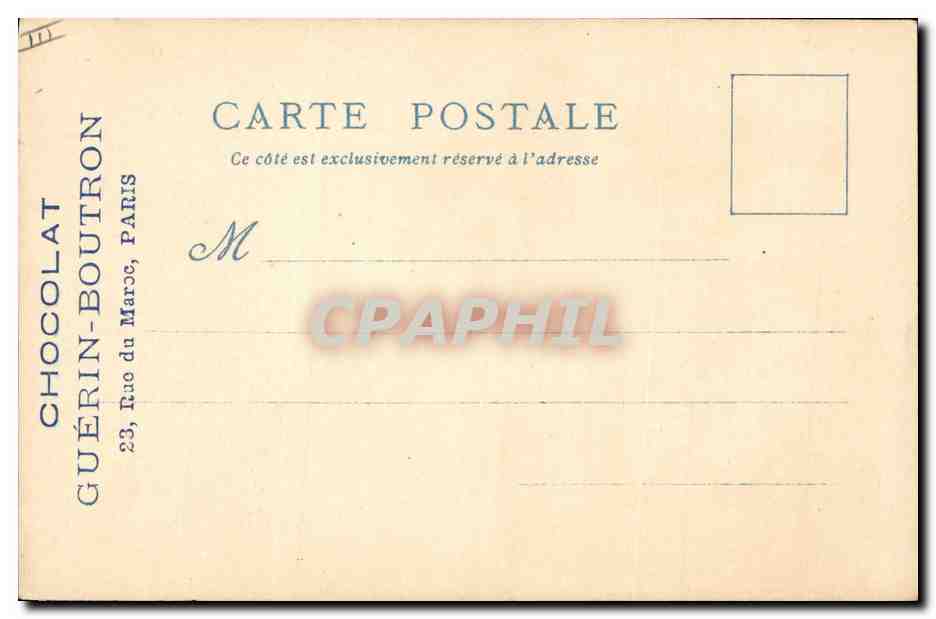 CPA Fantaisie Illustrateur Le Vieux Paris Exposition universelle de 1900 La bouquetiere  — Rückseite
