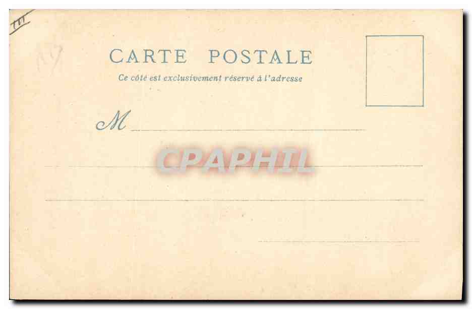 CPA Fantaisie Illustrateur Le Vieux Paris Le pignon de la grande salle du palais  — Rückseite