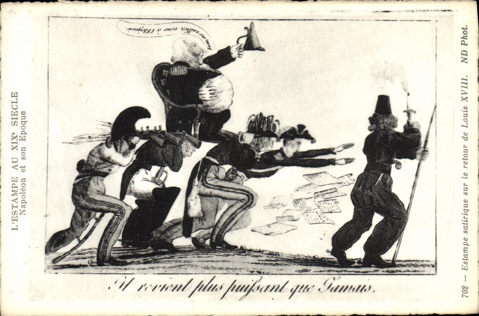 CPA Fantaisie Illustrateur L'estampe au 19eme Napoleon et son epoque 