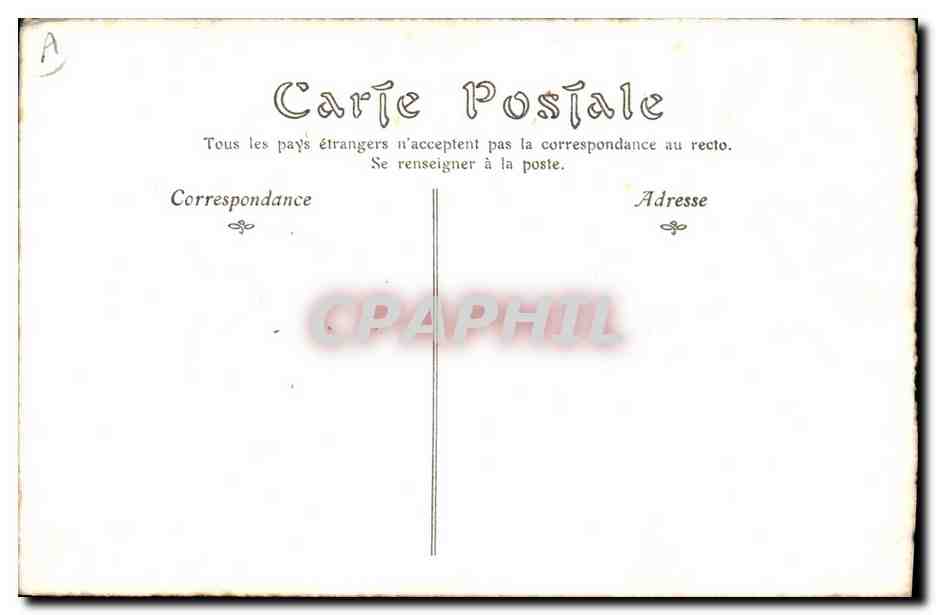CPA Napoleon 1er Le grand pecheur  — Verso