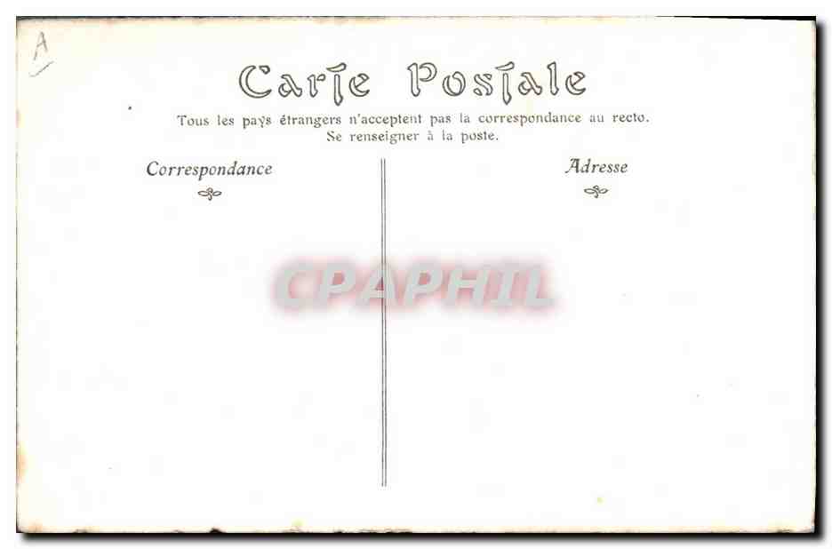 CPA Napoleon 1er le songe  — Verso