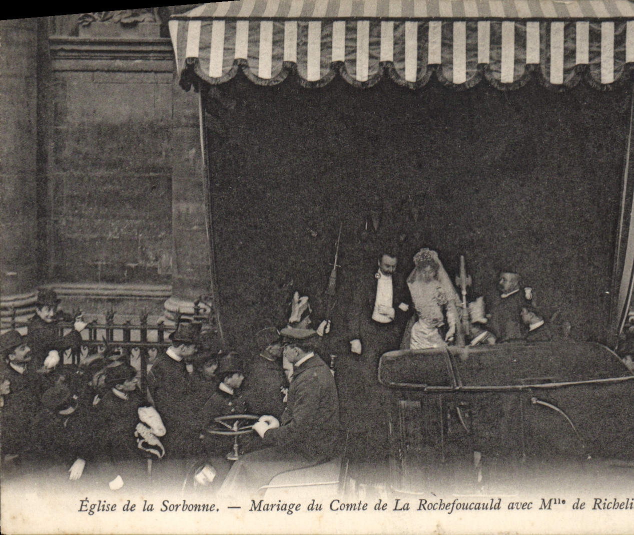 Église de la Sorbonne — Mariage du Comte de La Rochefoucauld avec Mˡⁱᵉ de Richelieu