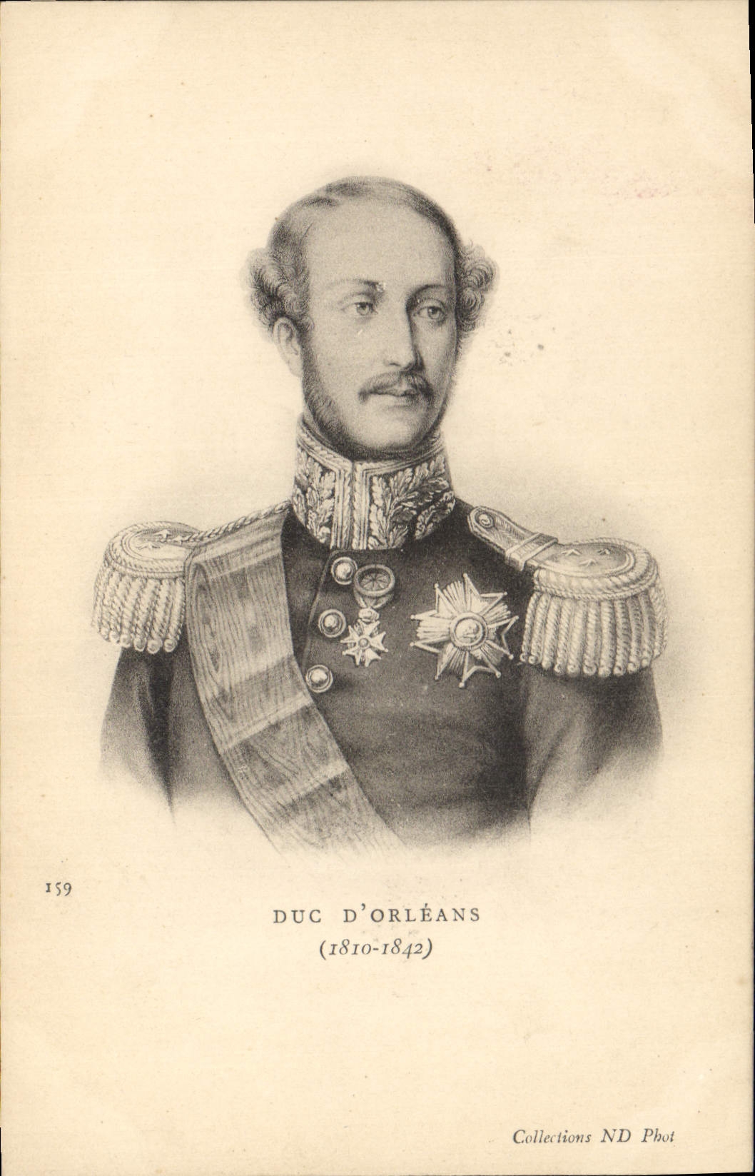 Duc d'Orléans — (1810-1842) — Collections ND Phot, n° 159