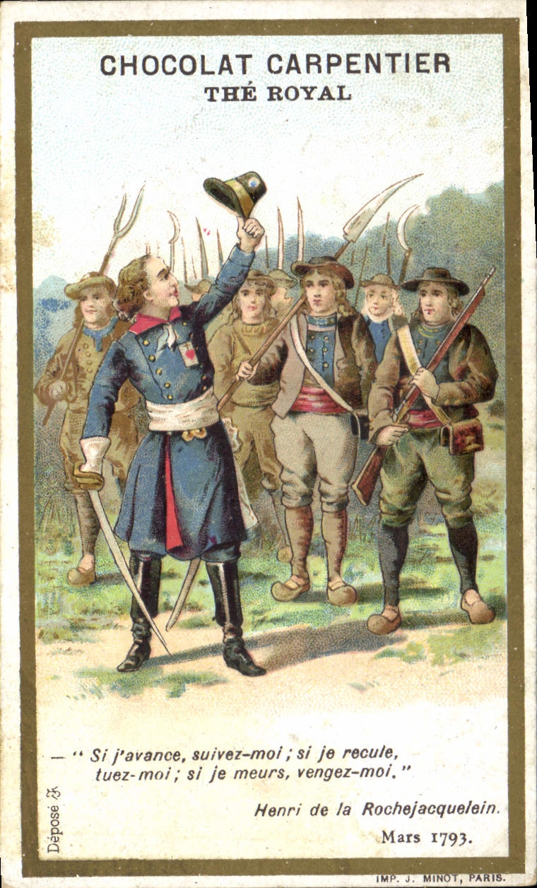 Soldat royal — scène historique — IMP. J. MINOT, PARIS