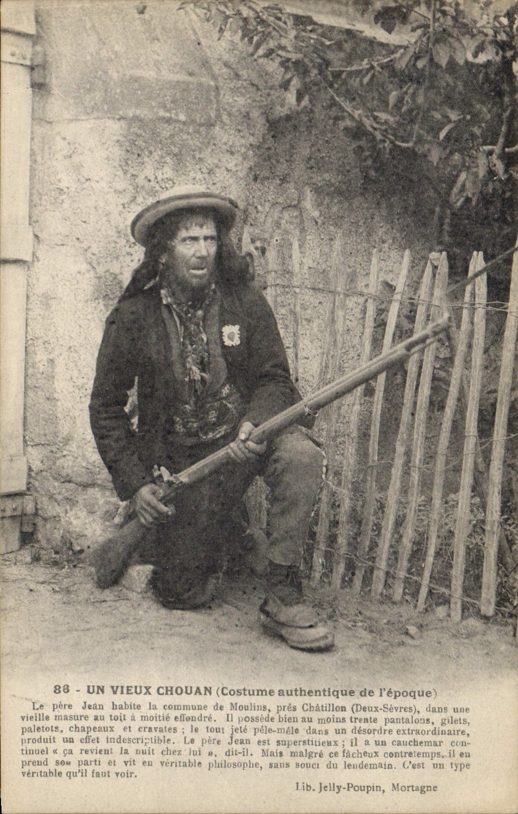 CPA Un Vieux Chouan Costume Folklore 
