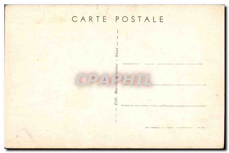 CPA Militaria Poitiers Monument a la memoire des coloniaux  — Rückseite