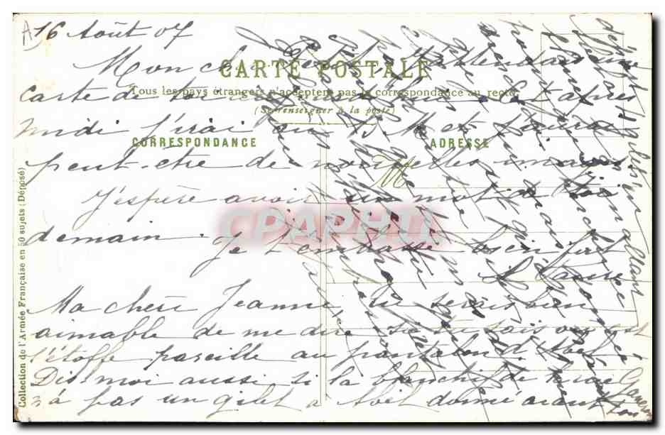 Tirailleur algérien — A. Palm de Rosa, n° 30 — Reverso
