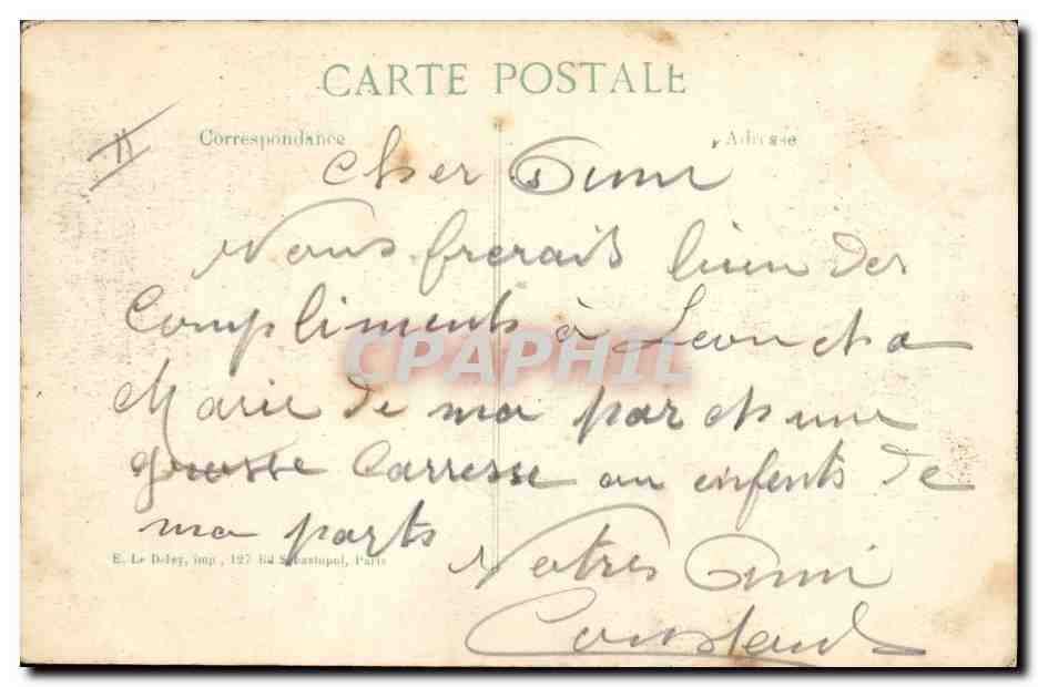 CPA Militaria Tirailleurs marocains Distribution de la viande  — Rückseite