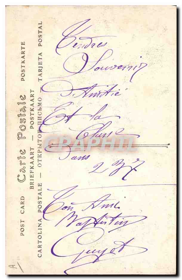 CPA Militaria Setif 3eme Chasseurs d'Afrique Haut armes ! — Rückseite
