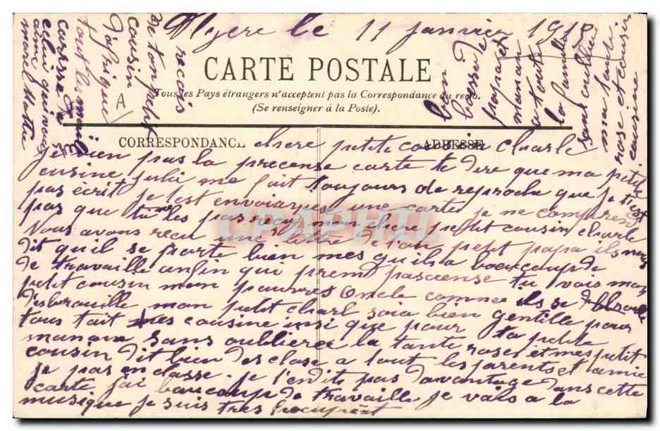 CPA Militaria La Nouba des Tirailleurs  — Rückseite