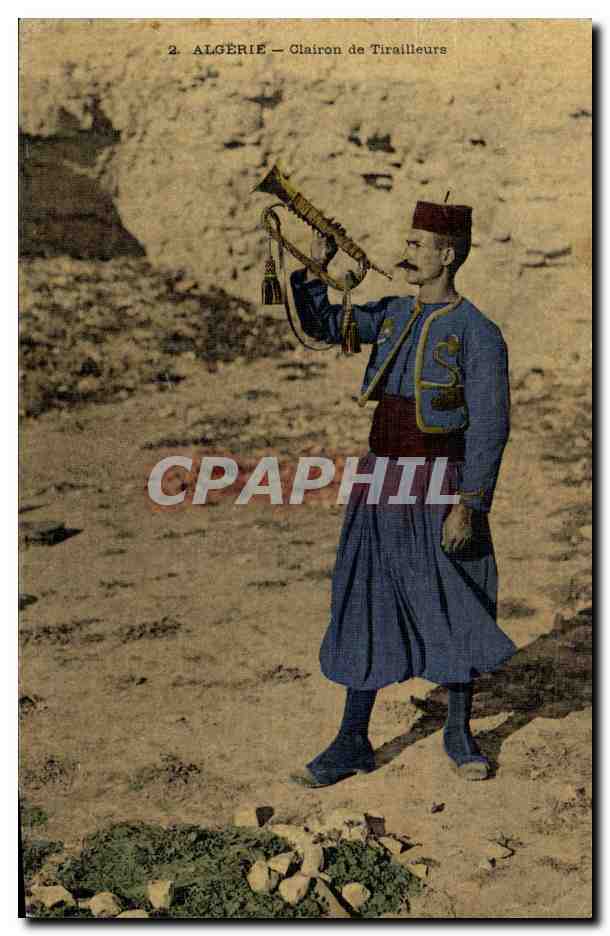 Algérie — Clairon de Tirailleurs — CPAPHIL
