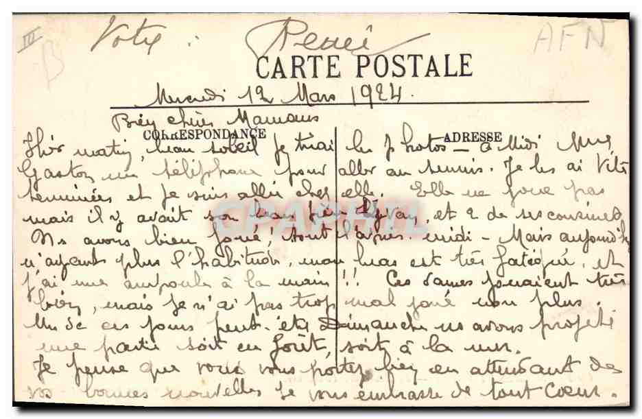 CPA Militaria La Nouba des Tirailleurs  — Verso