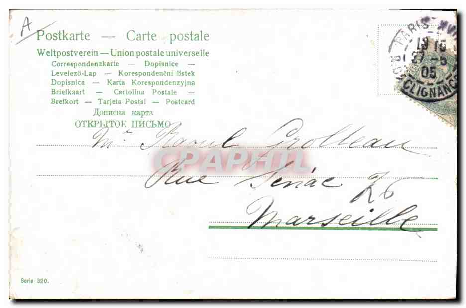 CPA Fantaisie Enfant Bebe Ballon  — Rückseite