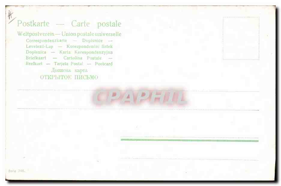CPA Fantaisie Enfant Bebe  — Rückseite