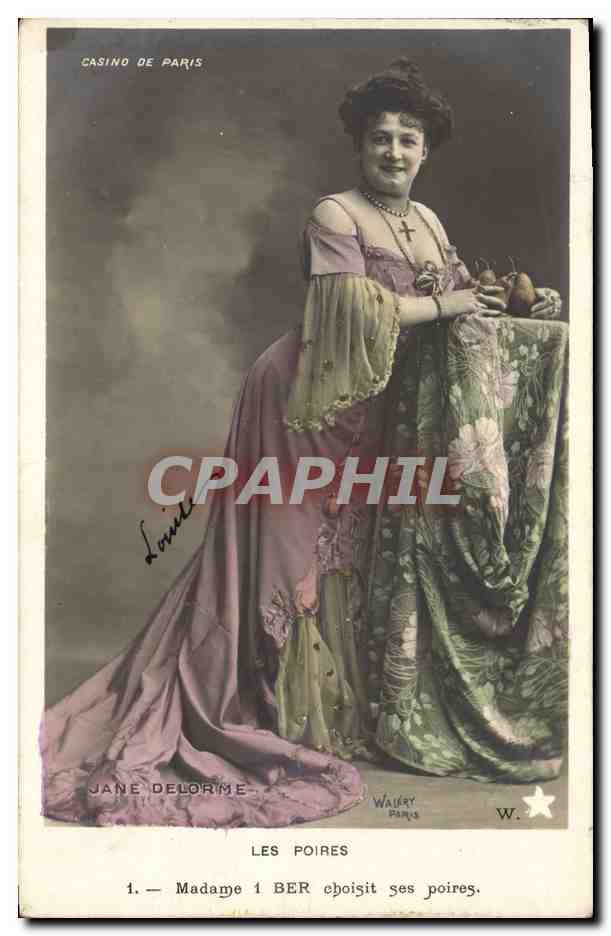 CPA Casino de Paris Les poires Madame 1 Ber choisit ses poires 