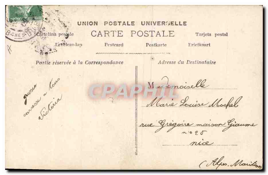 CPA Opera Margyl — Verso