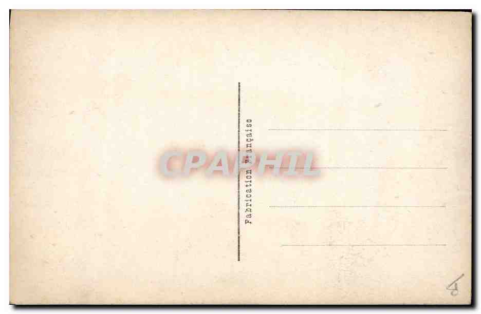 CPA A travers les coulisses  — Verso