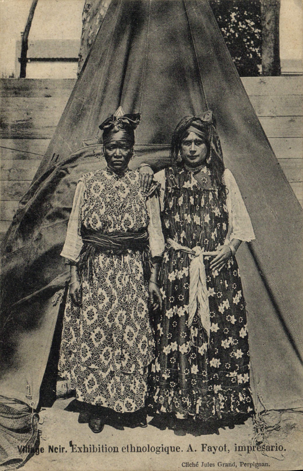 Village Noir — Exhibition ethnologique — A. Fayot, imprésario, Perpignan