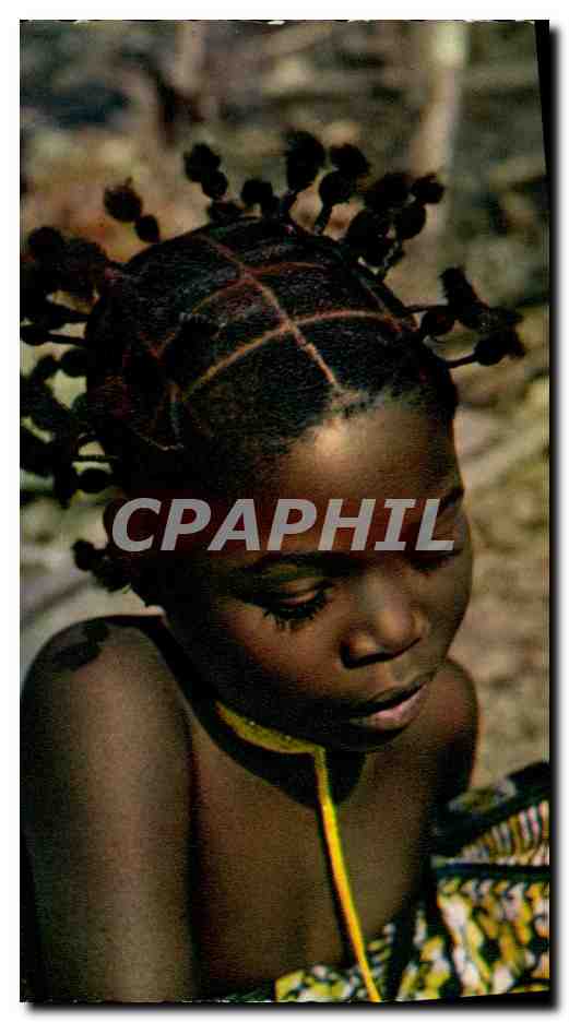 CPM Enfant Noir negre Petite fille 