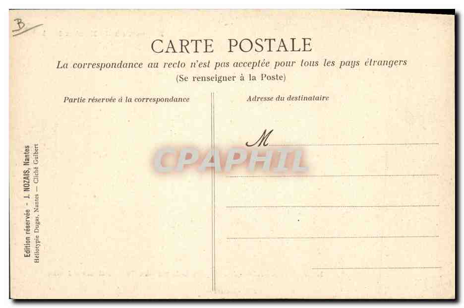 Village Noir — Jeunes gens de la race des Toucouleurs et Laobe — Exposition de Nantes 1904 — Édition J. NOZIS, Nantes — Verso