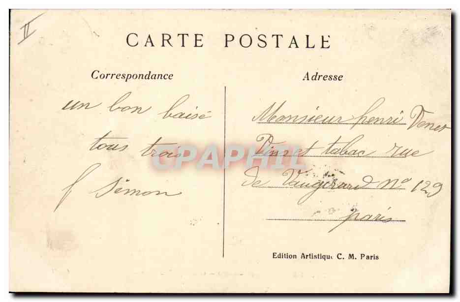 CPA Banque Caisse d'Epargne Provins — Rückseite