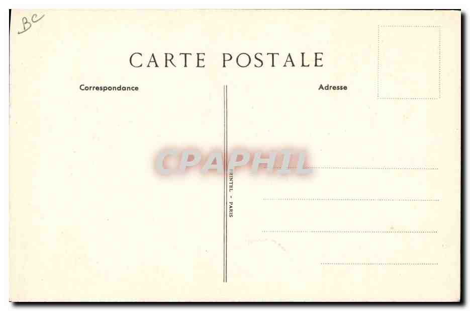 CPA Banque Caisse d'Epargne de Paris 54 rue Saint Denis Colombes Rue Coq Heron Rue du Louvre — Rückseite